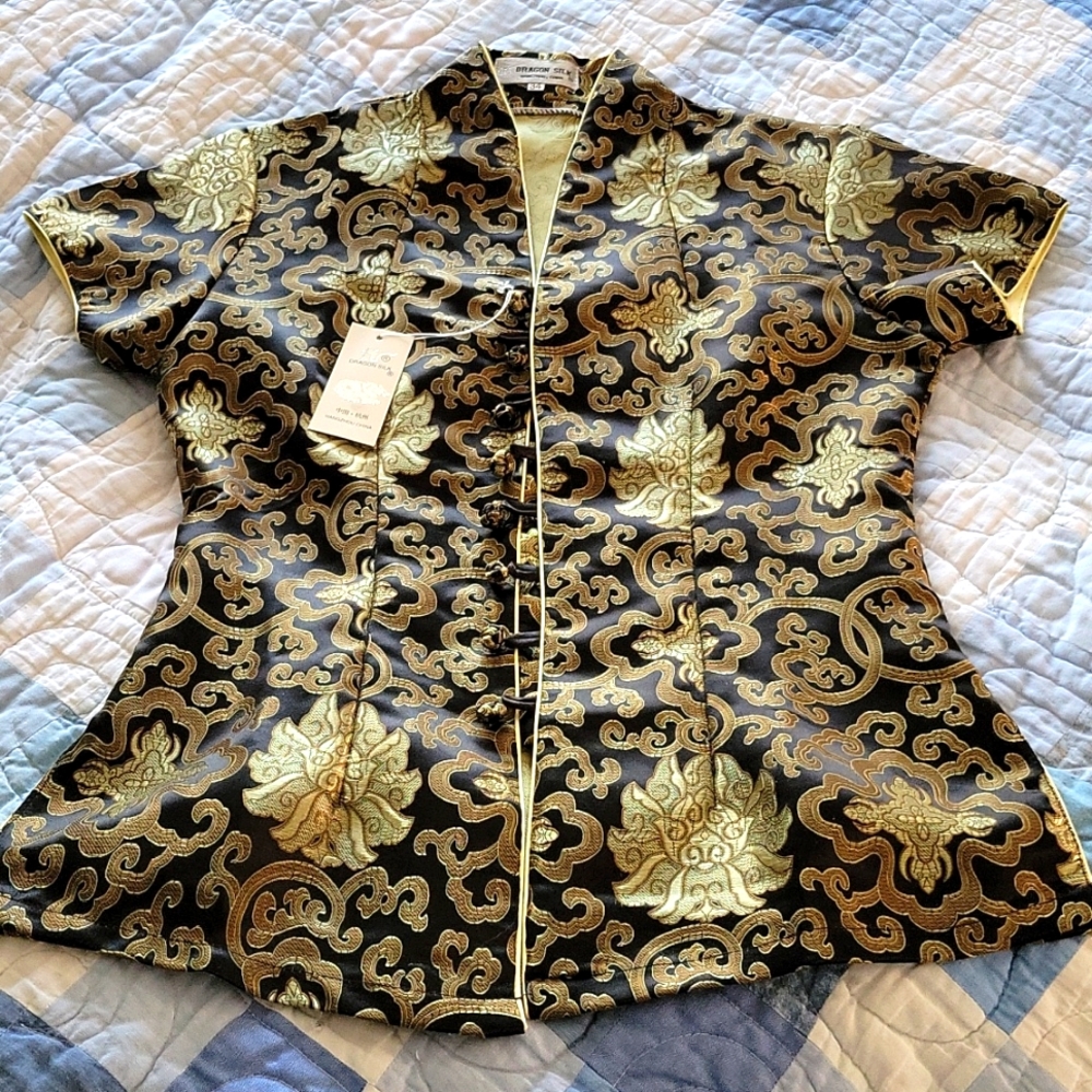 NWT Dragon Silk Top